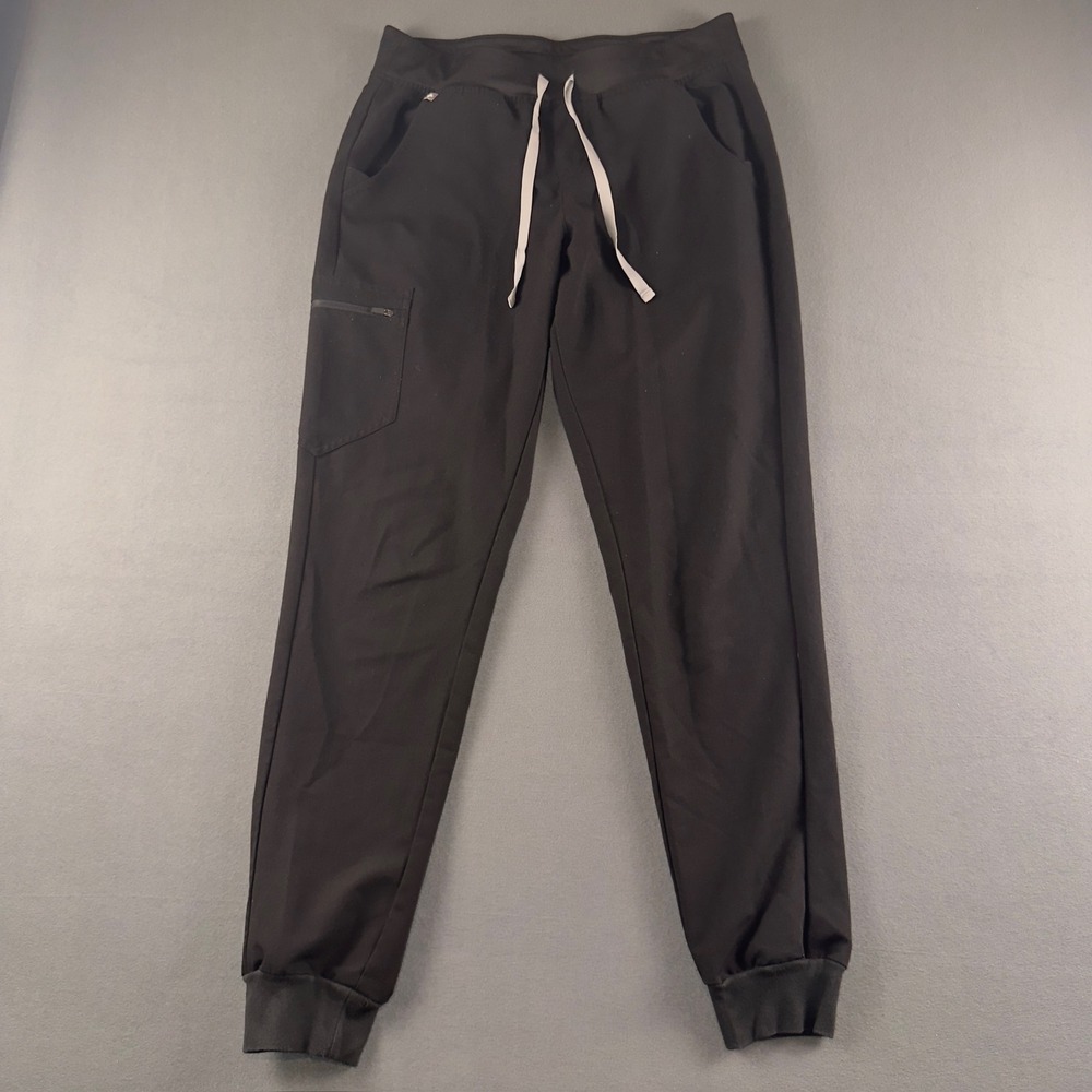 FIGS Technical Collection Zamora Jogger Scrub Pants Black Medium Tall W18SW2005T